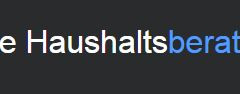 Die Haushaltsberater